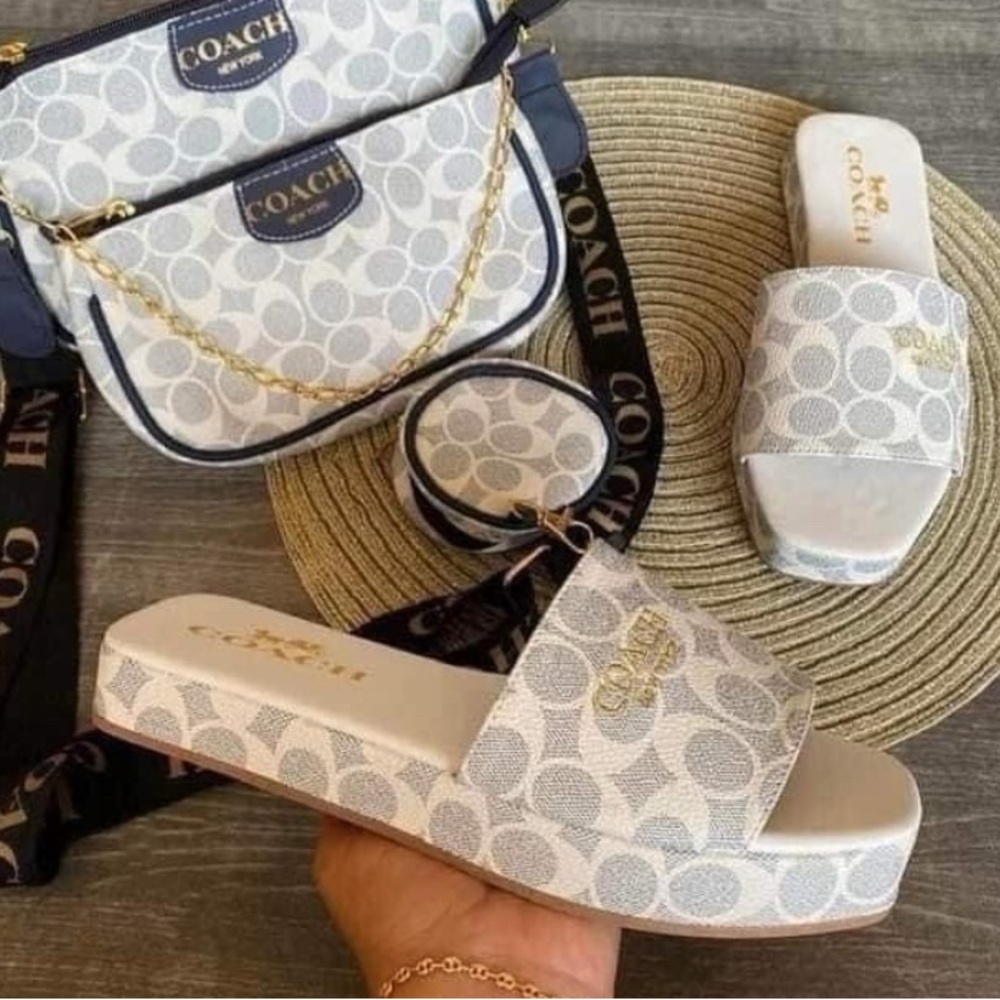 Coach sandals set